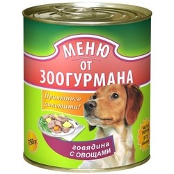 Zoogurman Adult Menu Beef/Vegetables 0.75 kg