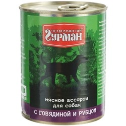 Chetveronogij Gurman Adult Dog Cold Cuts Beef/Stomach 0.34 kg