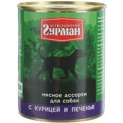 Chetveronogij Gurman Adult Dog Cold Cuts Chicken/Liver 0.34 kg