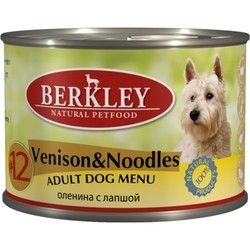 Berkley Adult Canned Venison/Noodles 0.2 kg