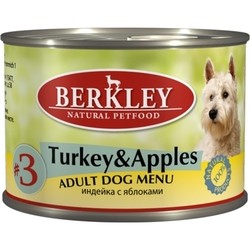 Berkley Adult Canned Turkey/Apples 0.2 kg