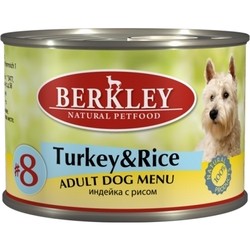 Berkley Adult Canned Turkey/Rice 0.2 kg