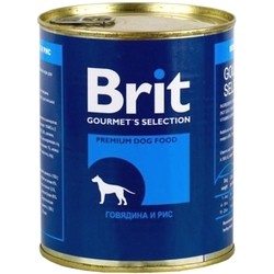 Brit Canned Beef/Rice 0.85 kg