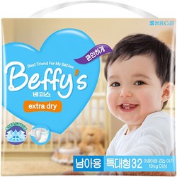 Beffys Extra Dry Boy XL / 32 pcs