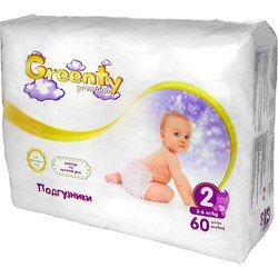 Greenty Premium Diapers 2 / 60 pcs