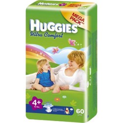 Huggies Ultra Comfort 4 Plus / 60 pcs