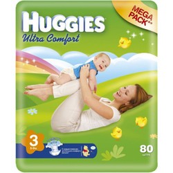 Huggies Ultra Comfort 3 / 80 pcs