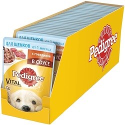 Pedigree Puppy Packaging Sauce Beef 0.085 kg