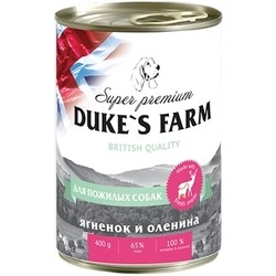 Dukes Farm Senior Canned Lamb/Venison 0.4 kg