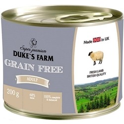 Dukes Farm Adult Canned Grain Free Lamb 0.2 kg