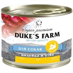 Dukes Farm Adult Canned Turkey/Duck 0.2 kg