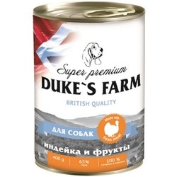 Dukes Farm Adult Canned Turkey/Fruits 0.4 kg