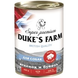 Dukes Farm Adult Canned Lamb/Buffalo 0.4 kg