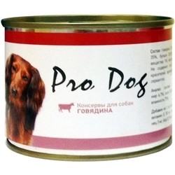 Pro Dog Canned Beef 0.2 kg