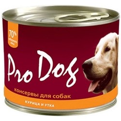 Pro Dog Canned Chicken/Duck 0.2 kg