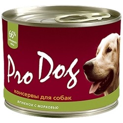 Pro Dog Canned Lamb/Carrot 0.2 kg