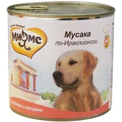 Mnyams Medium Breed Musaka Lamb/Vegetable 0.6 kg