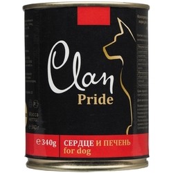 Clan Pride Adult Canned Beef Heart/Liver 0.34 kg