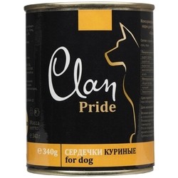 Clan Pride Adult Canned Chicken Hearts 0.34 kg