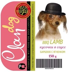 Clan Adult Canned Barbecue/Lamb 0.15 kg
