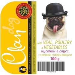 Clan Adult Canned Veal/Poultry/Vegetable 0.3 kg