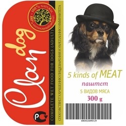 Clan Adult Canned 5 Kinds of Meat 0.3 kg