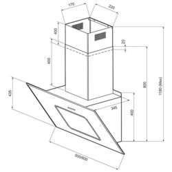 Krona Kirsa 500 Push Button (черный)