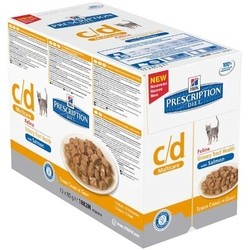 Hills PD Feline c/d Multicare Packaging Salmon 0.085 kg