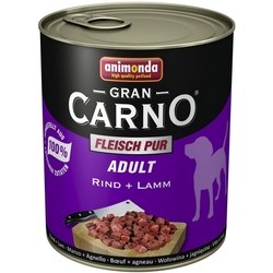 Animonda Gran Carno Fleisch Pur Beef/Lamb 0.8 kg