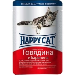 Happy Cat Adult Pouch Beef/Mutton 0.1 kg