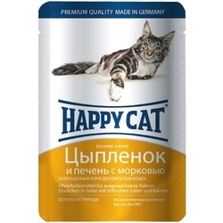 Happy Cat Adult Pouch Chicken/Liver/Carrot 0.1 kg
