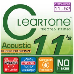 Cleartone Phosphor Bronze Custom Light 10-52